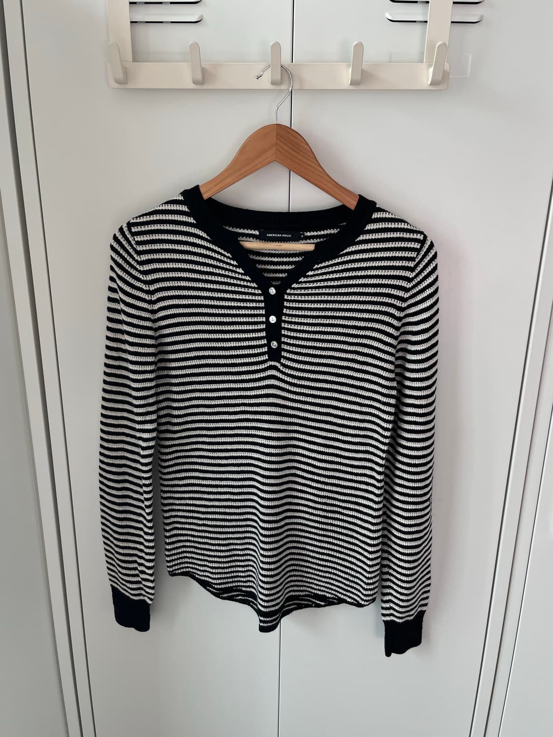 American holic 아메리칸홀릭 줄무늬 롱 슬리브 상품이미지9