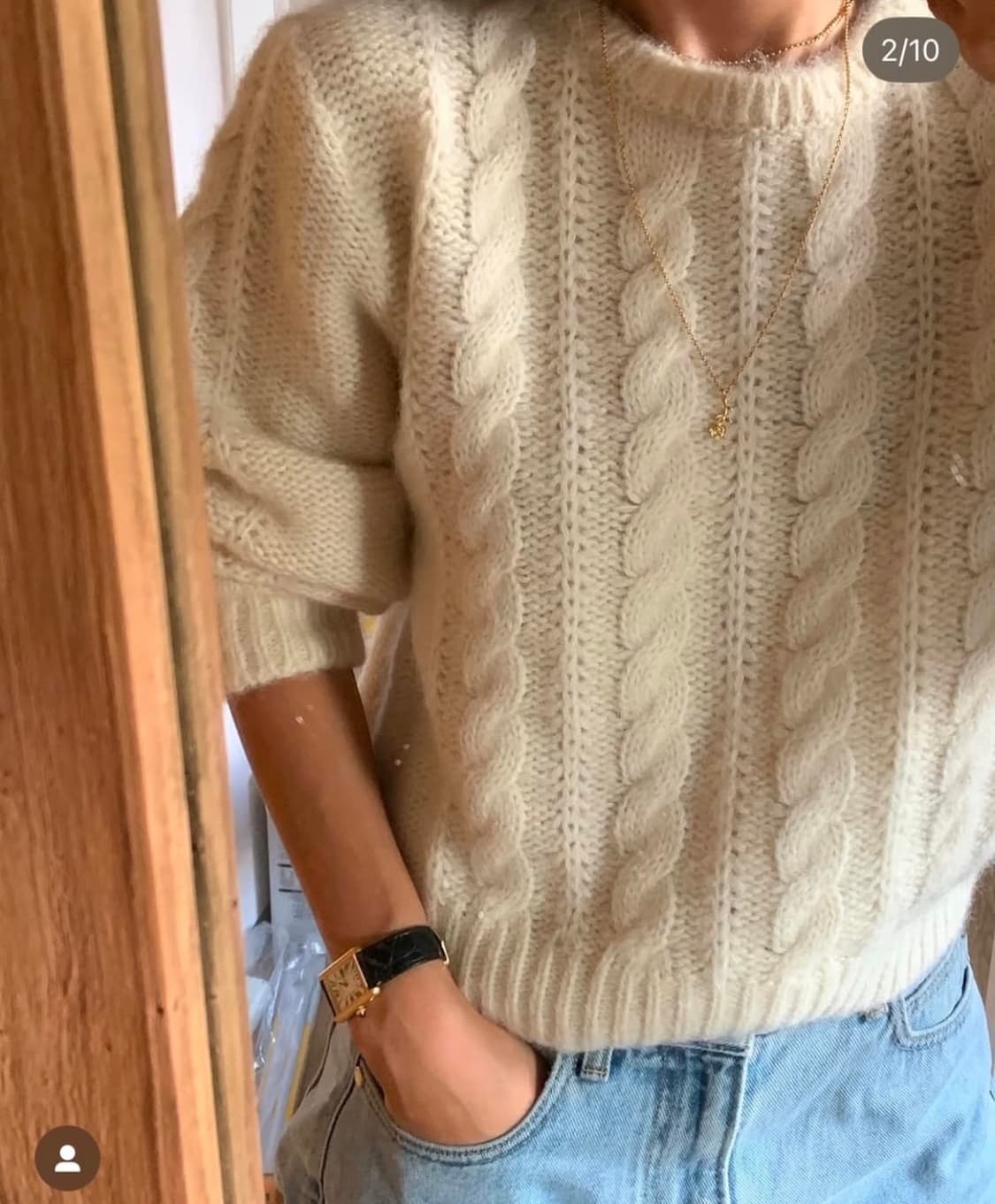 더바넷 포페 케이블 니트 스웨터Pope Cable Knit Sweater 상품이미지1