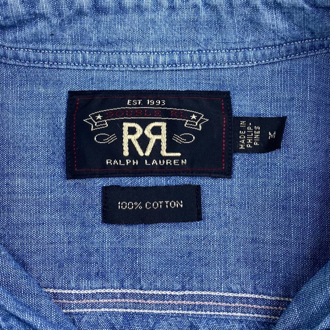 RRL 더블알엘 포켓 데님 샴브레이 셔츠 (98) 상품이미지8
