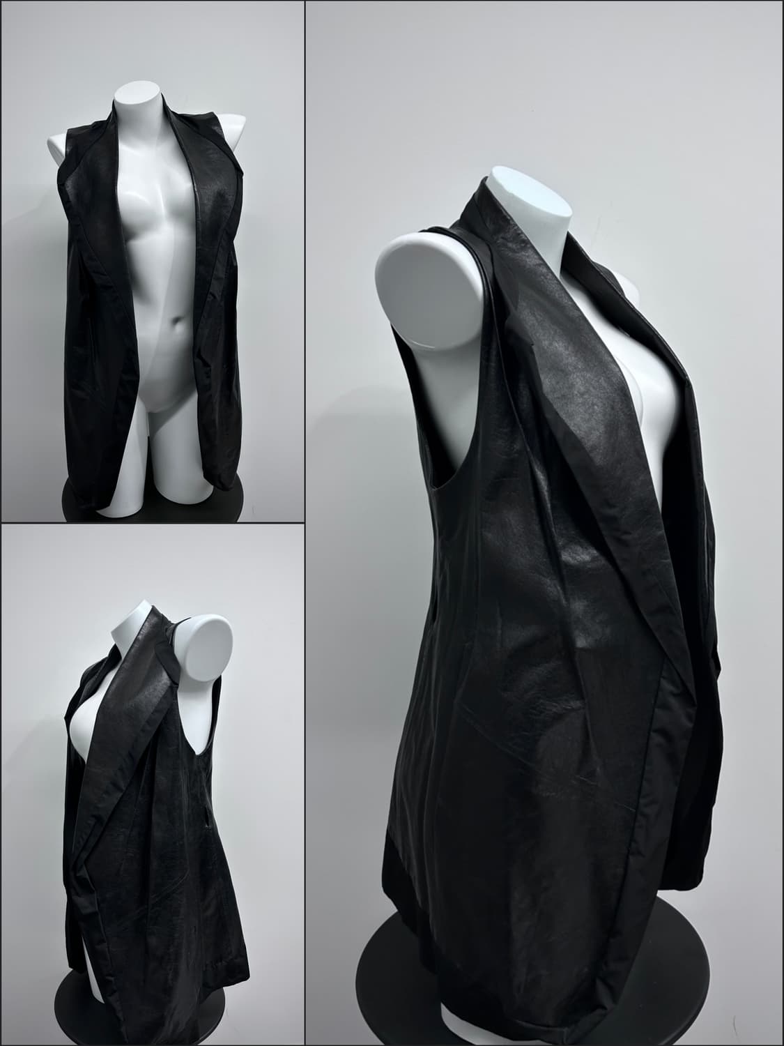 데무 드레이프 램스킨 베스트 상품이미지1