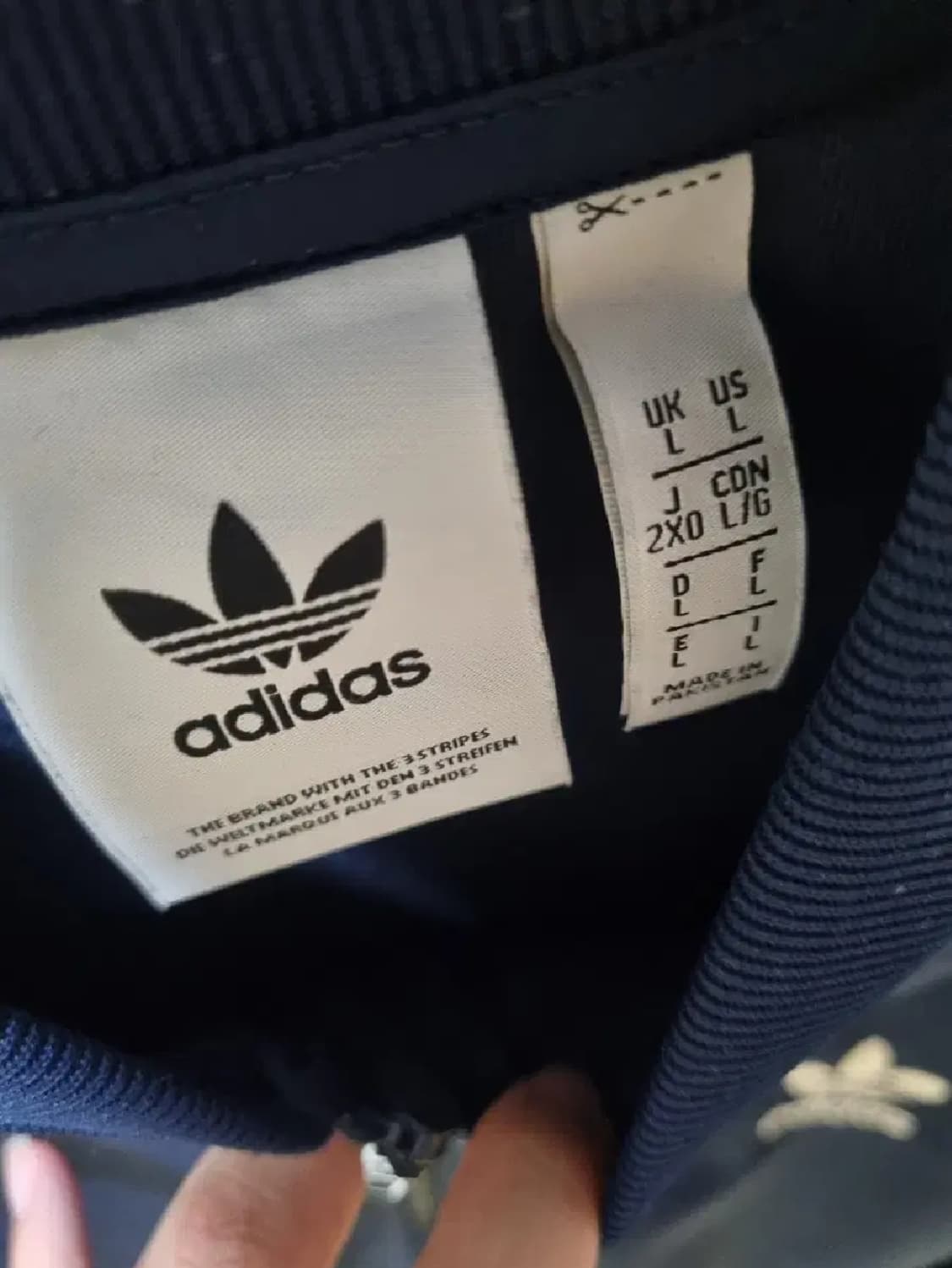 아디다스 트랙자켓 네이비 US L사이즈 상품이미지2