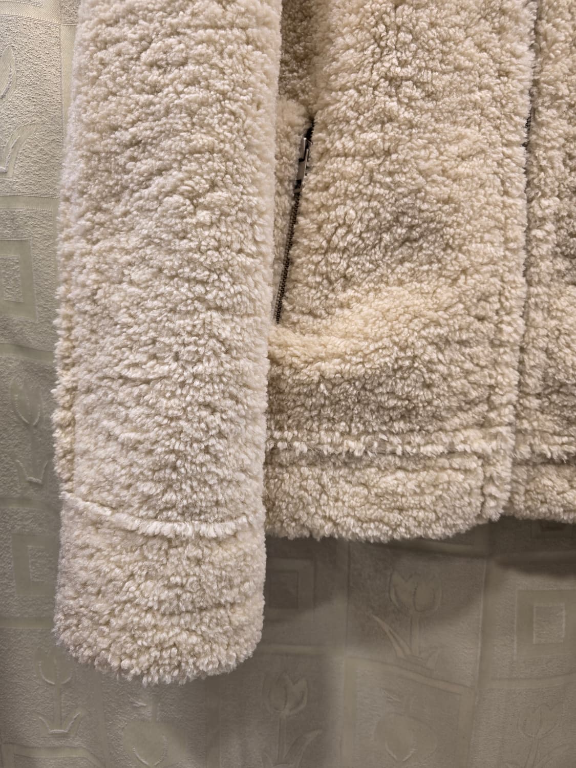 거의새거)  이너프 inouf 뽀글이 자켓 아이보리 프리사이즈 상품이미지4