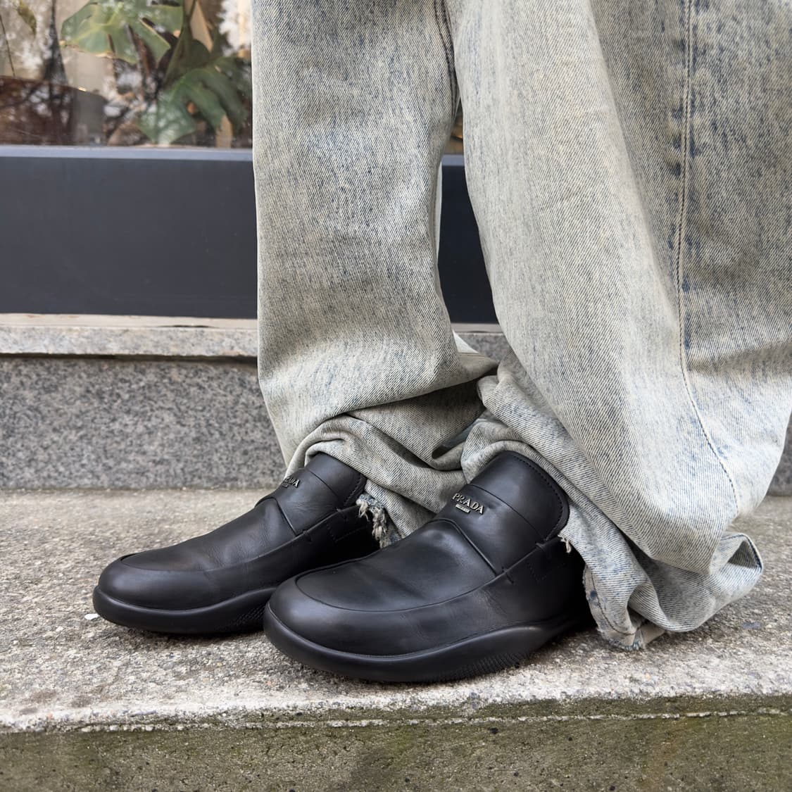 00s 블랙 프라다 스포츠 로퍼 상품이미지7