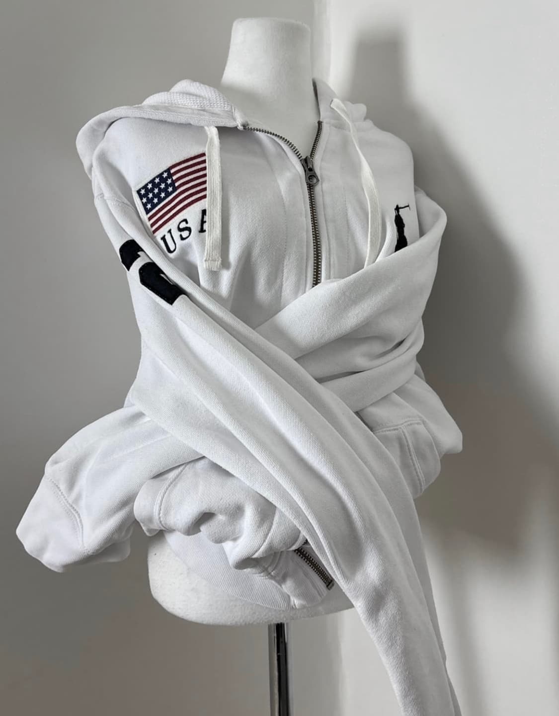 폴로 성조기 후드집업 상품이미지4