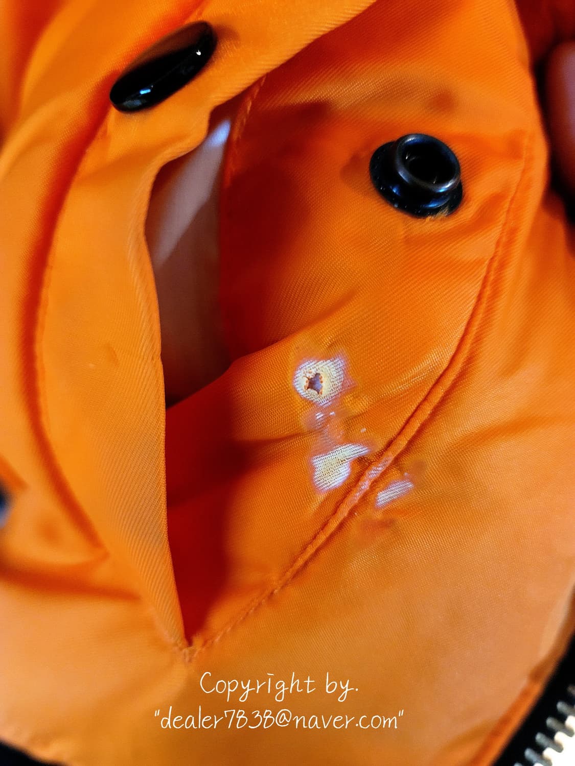 알파인더스트리 Ma-1 마원 자켓 블랙 S 170/88A 상품이미지3