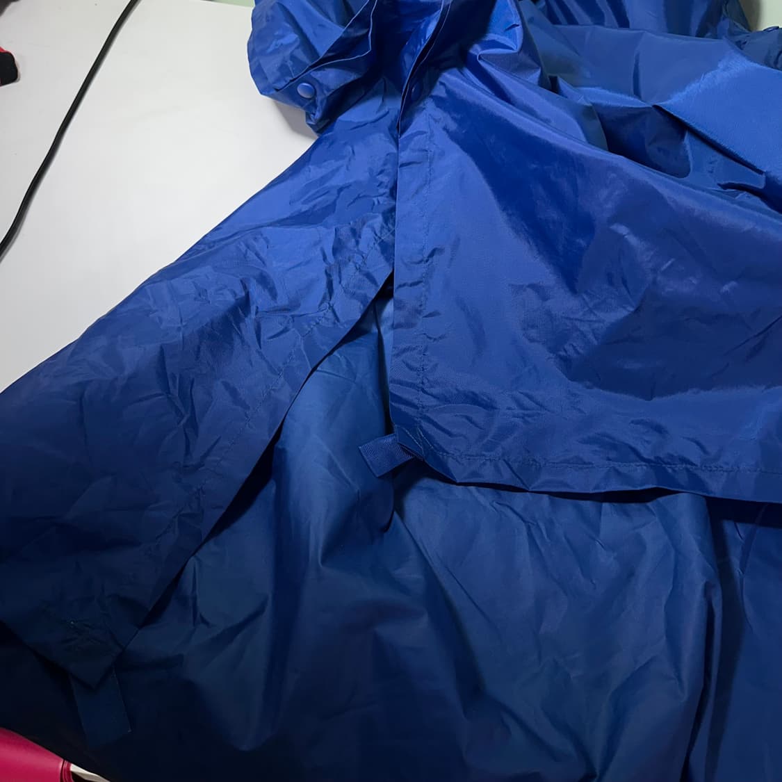 OS 밀레 MILLET 딥블루 오버핏 캠핑 등산 판초우의 우비 상품이미지7