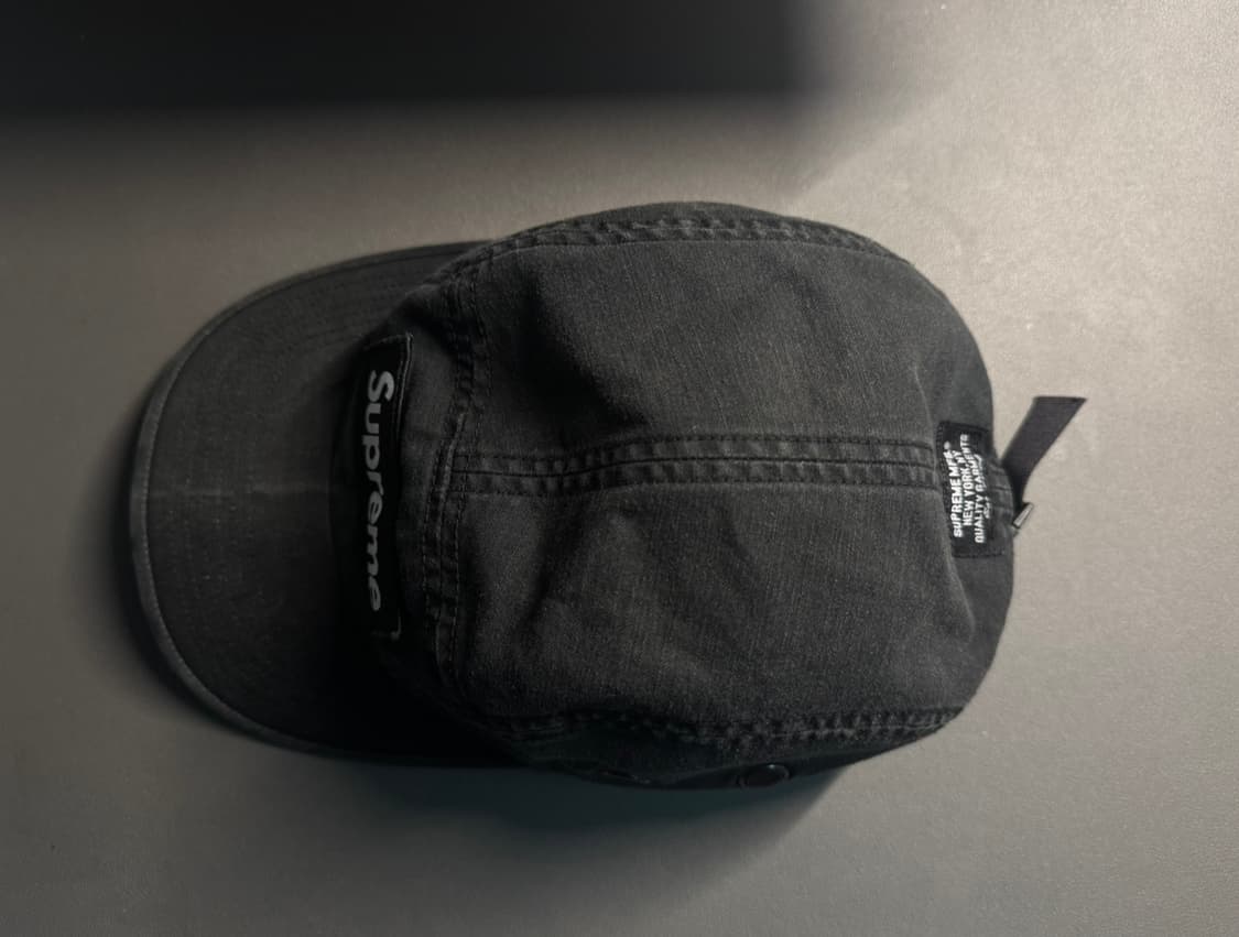 슈프림 25ss 밀리터리 캠프캡 블랙 상품이미지3