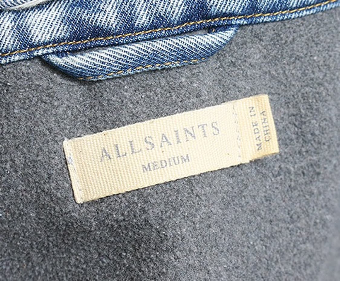 올세인츠 데미지 데님 자켓 M 상품이미지5