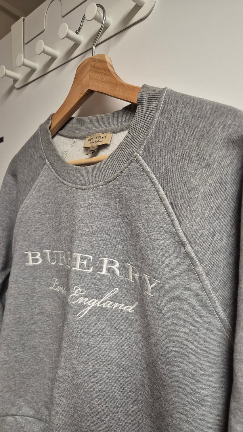 [XS] 버버리 런던 로고 스웻셔츠 그레이 상품이미지5