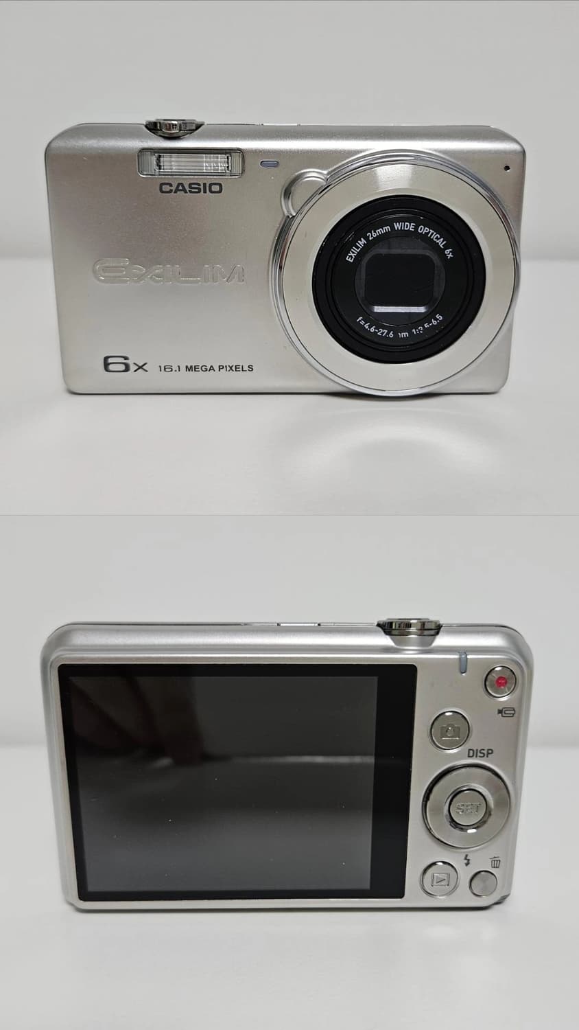 [즉시사용가능/정상작동] 카시오 엑슬림 Z770 실버 디카 상품이미지2