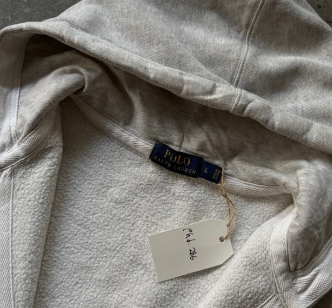 [L,105]폴로랄프로렌 Gray Zip-Up Hoodie 상품이미지3