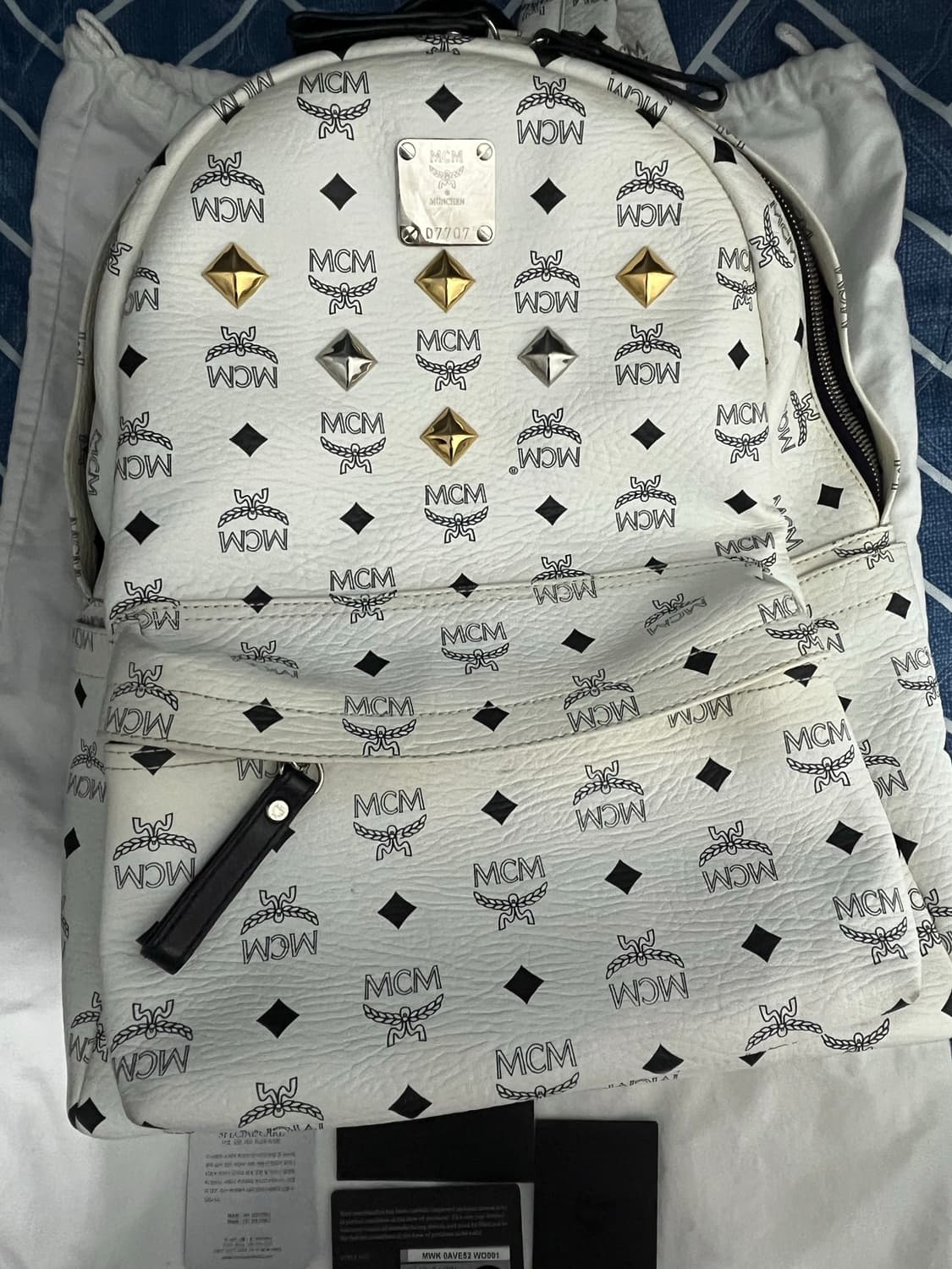 MCM 백팩 화이트 상품이미지2