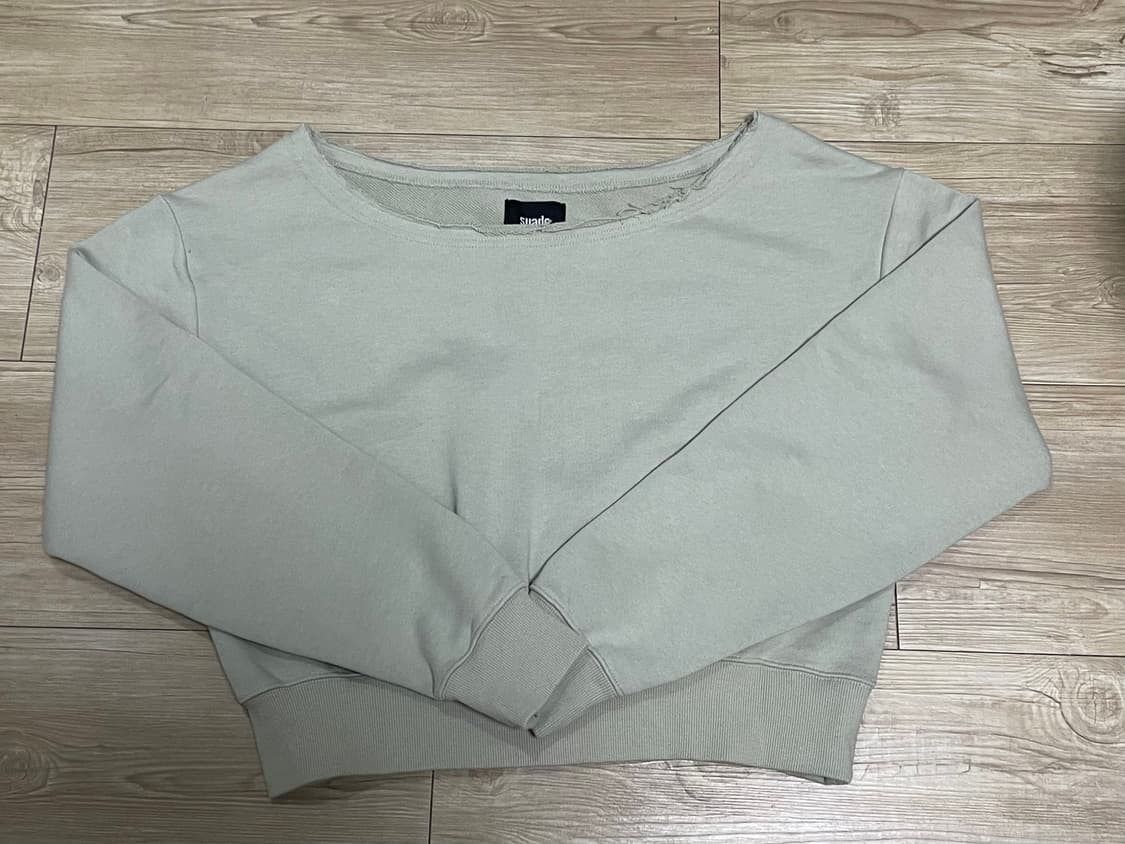 SUADE 써니 원숄더 크루넥 (크림) 상품이미지3