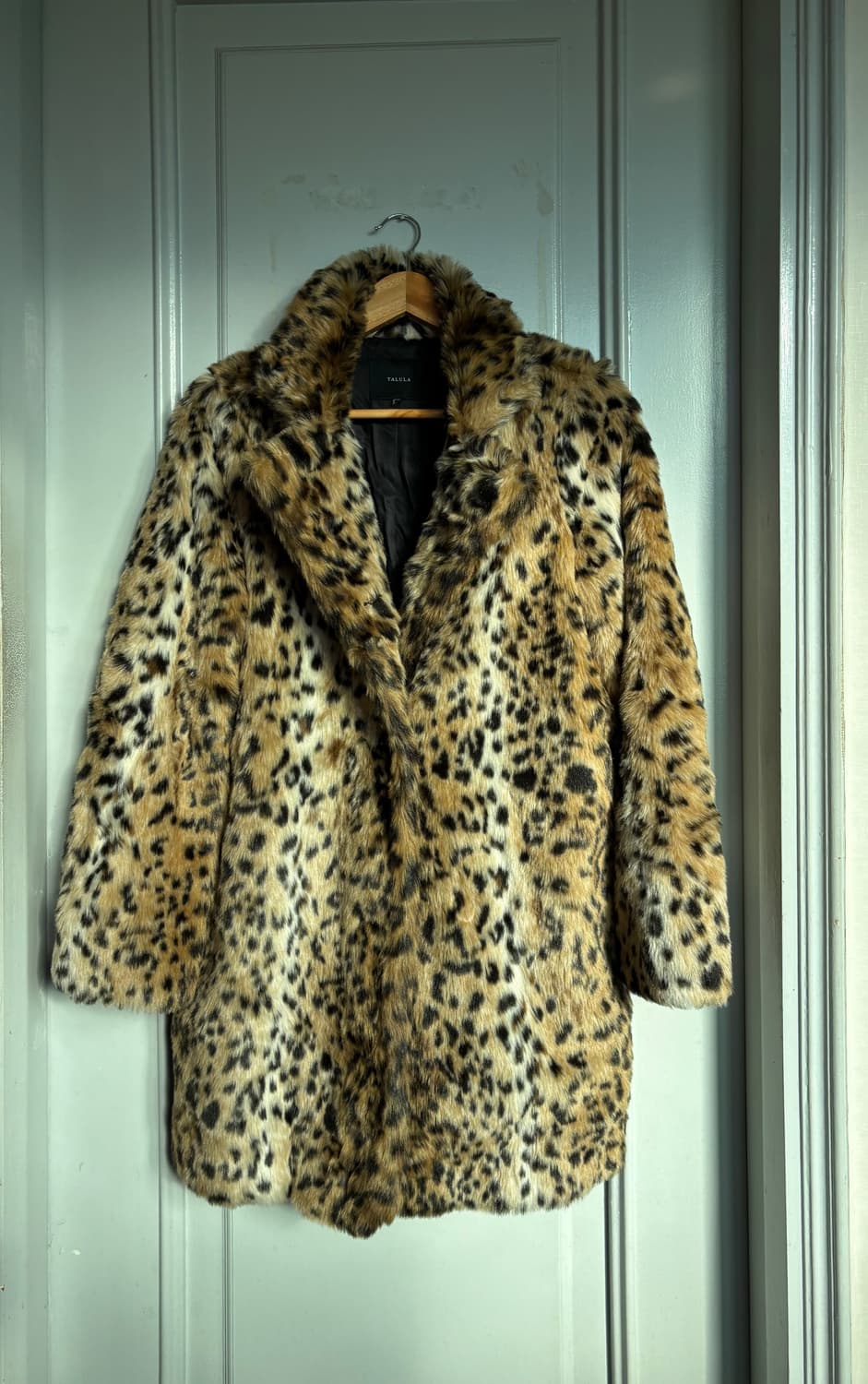 레오파드 퍼코트/캐나다 ARITZIA 퍼자켓 S,M 상품이미지3