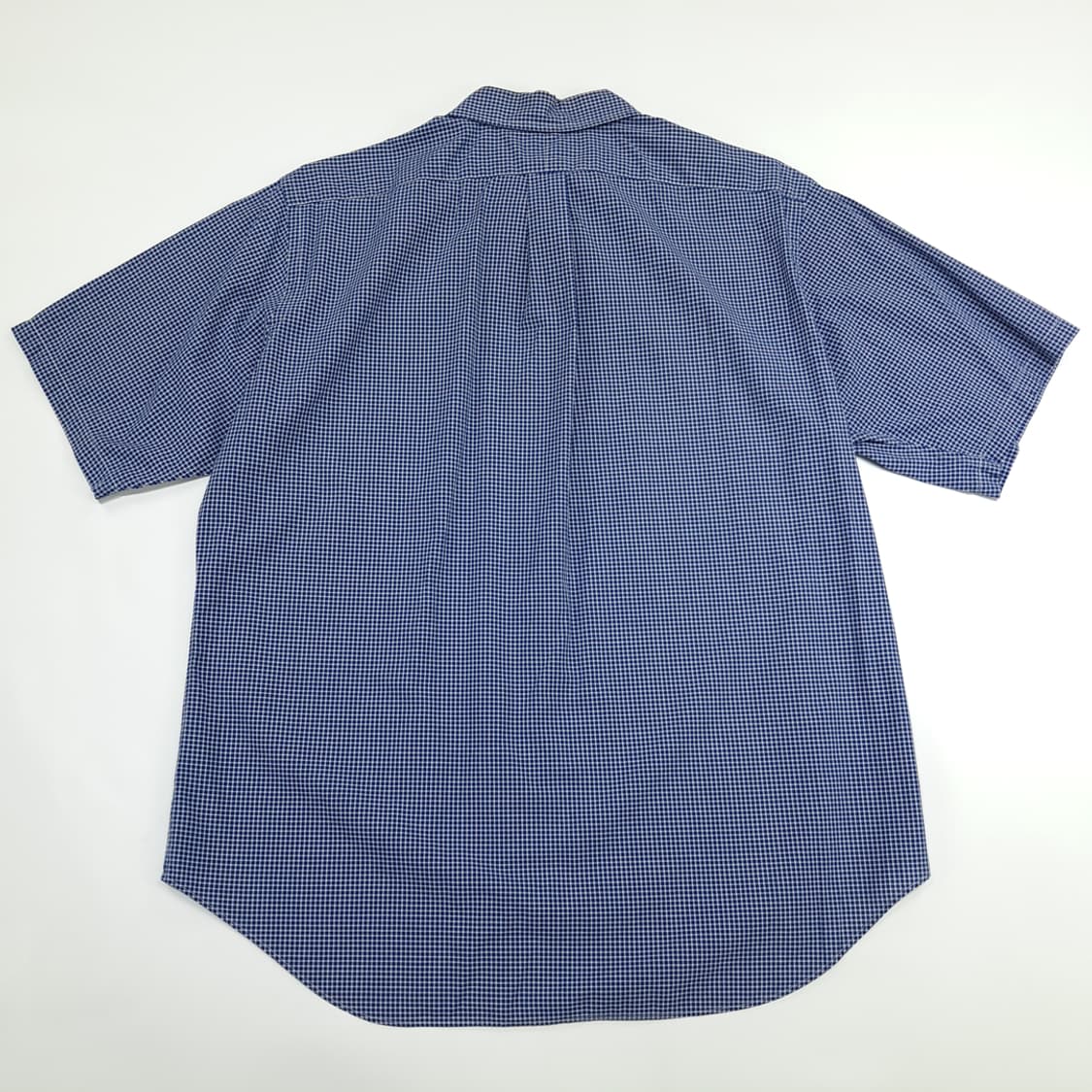 Co566 XL 폴로 랄프로렌 블루 마이크로체크 반팔 셔츠 남방 상품이미지6
