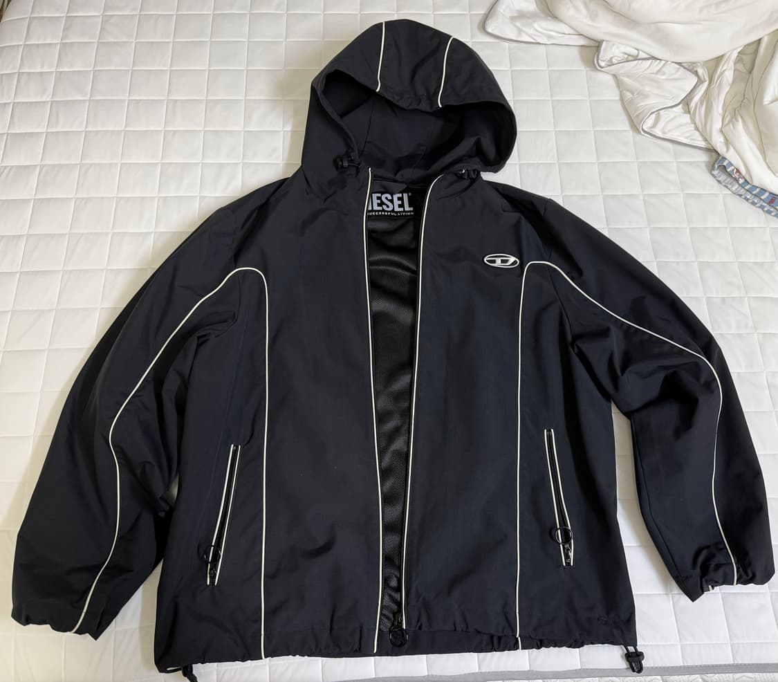디젤 j 하이브스 파이핑 윈드브레이커 L사이즈 상품이미지2
