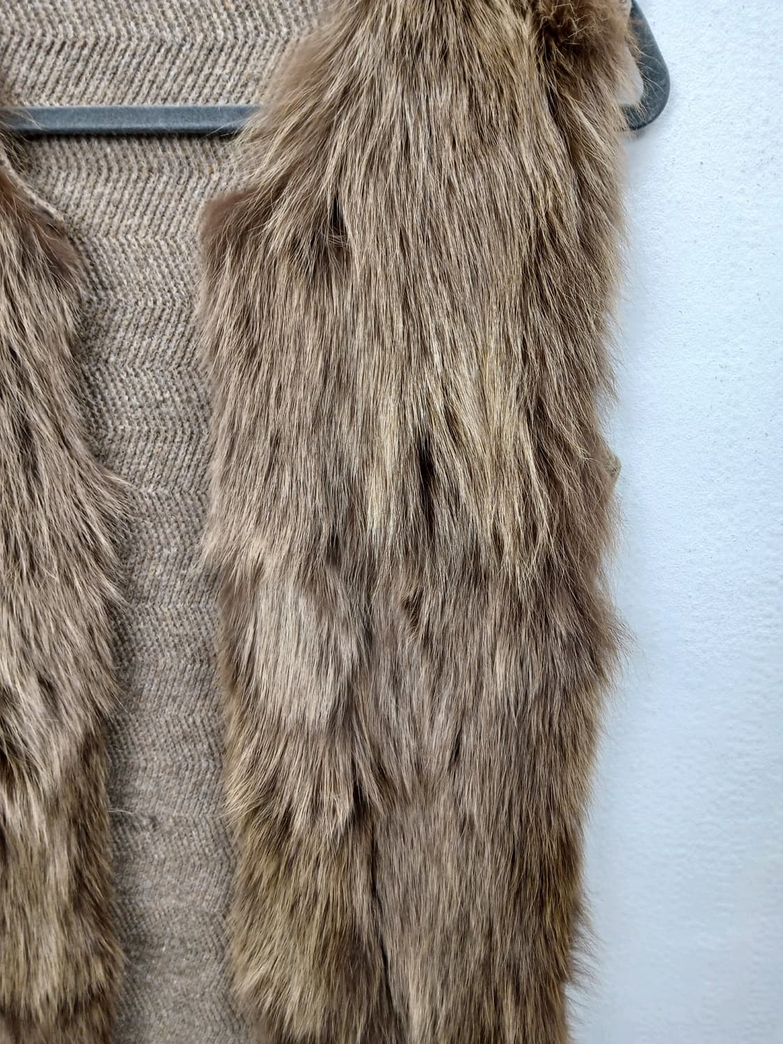 Sisley 천연폭스퍼 울니트 베스트 55 S 새제품급 상품이미지4