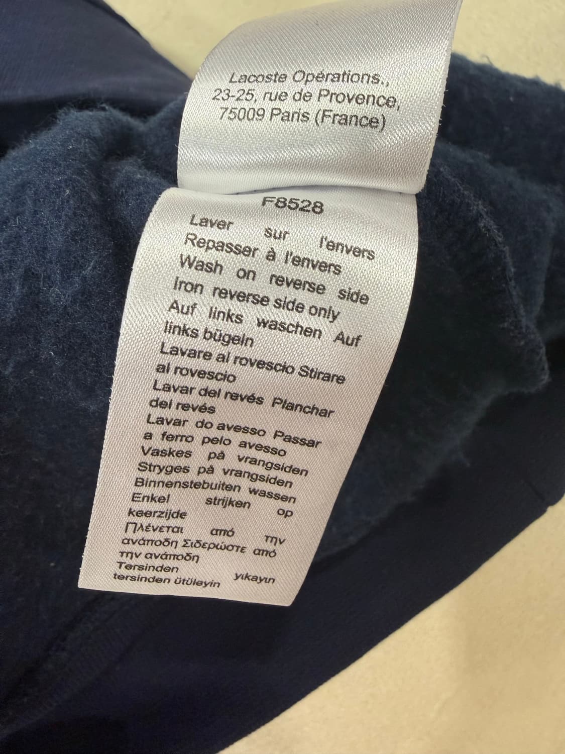 (XXL) (110) 라코스테 하프집 스웨터 상품이미지4