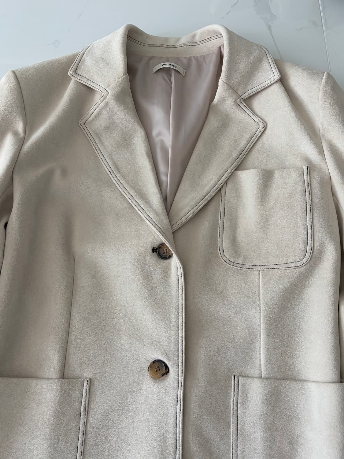 WE ARE 스웨이드 자켓 상품이미지2