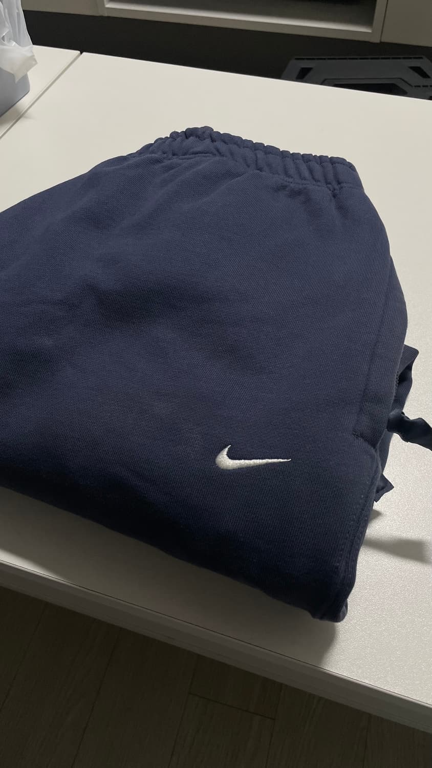 나이키 솔로 스우시 팬츠 XL (기모) 네이비 상품이미지1