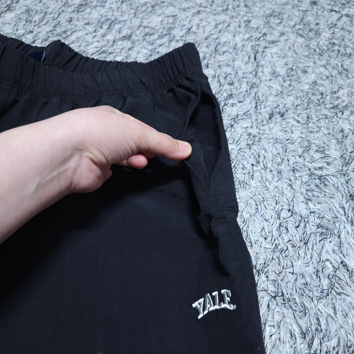 예일) L 남자 와이드 우븐팬츠 바스락 / 왕눈이샵 상품이미지3