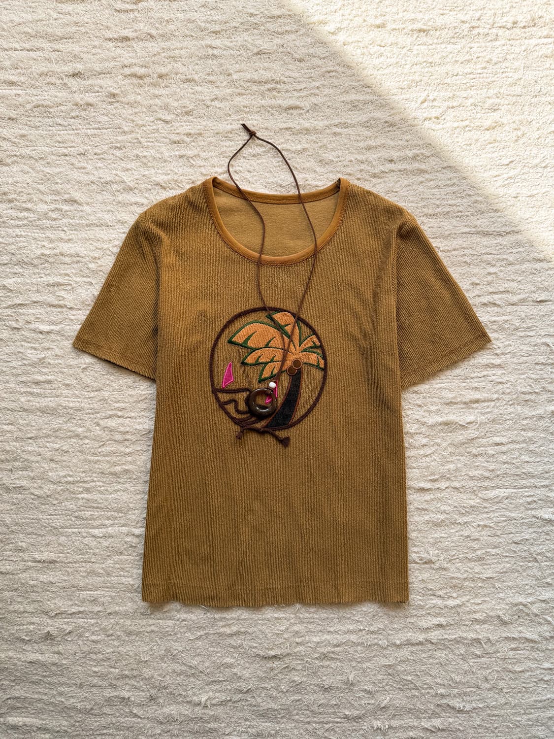 Palm Tree Corduroy T-shirt 0282 상품이미지1