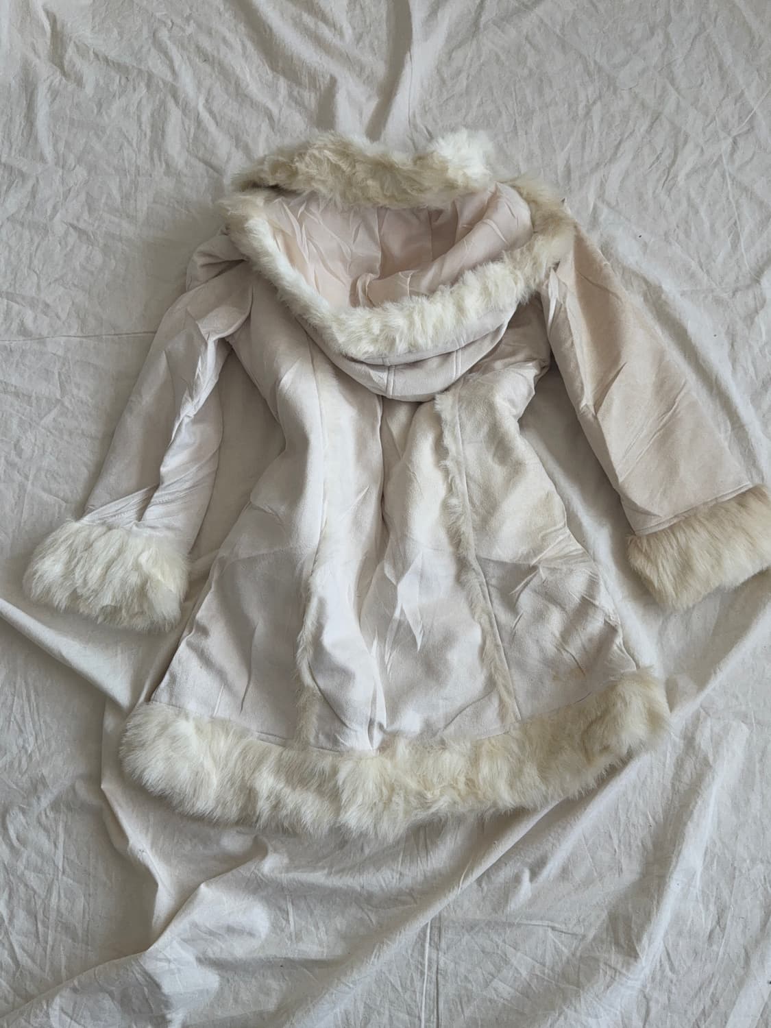 히메 로걀 양산형 무스탕 롱 코트 상품이미지2