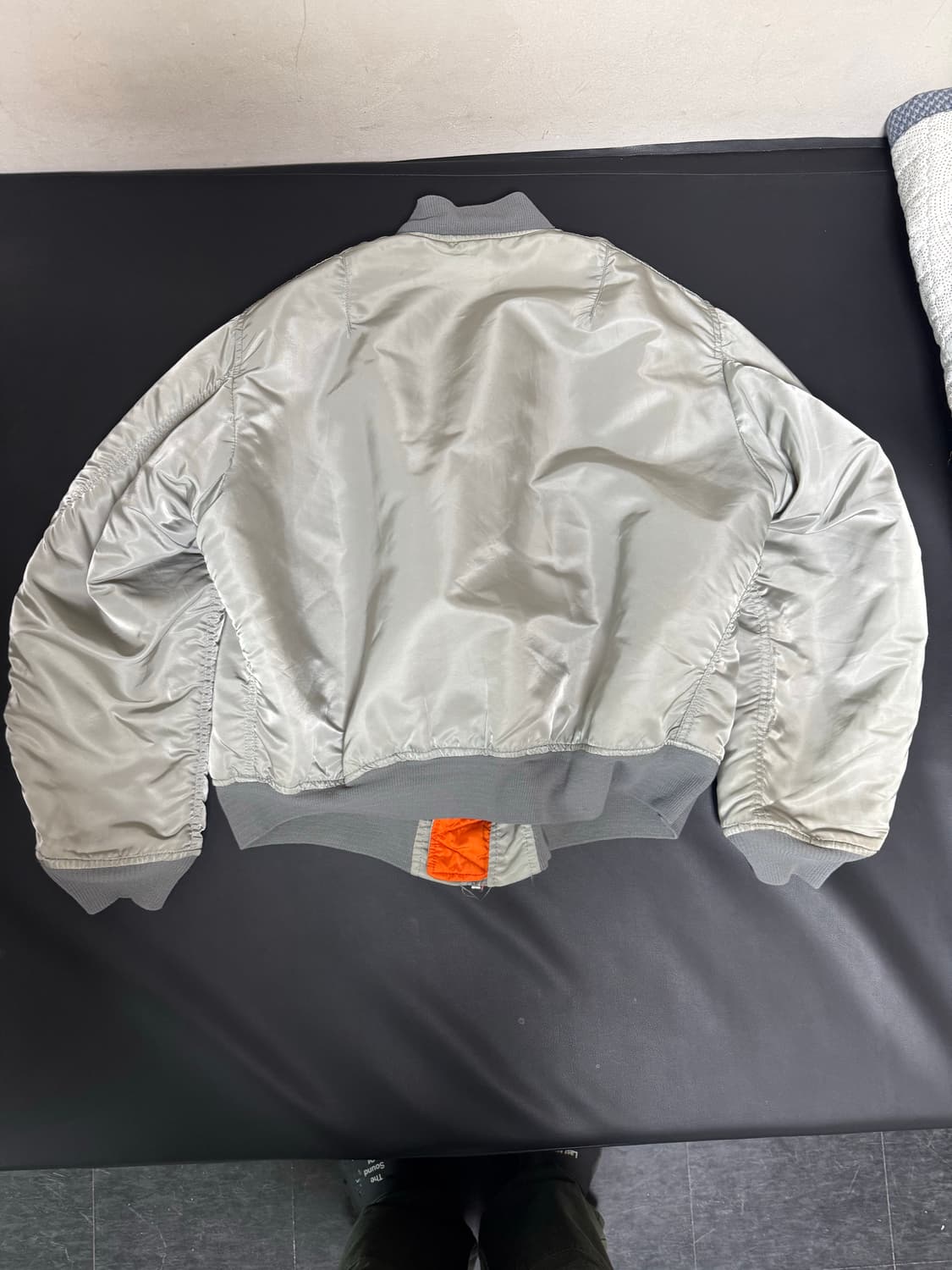 알파인더스트리 90s MA-1 마원 건메탈 베트멍 핏 상품이미지2