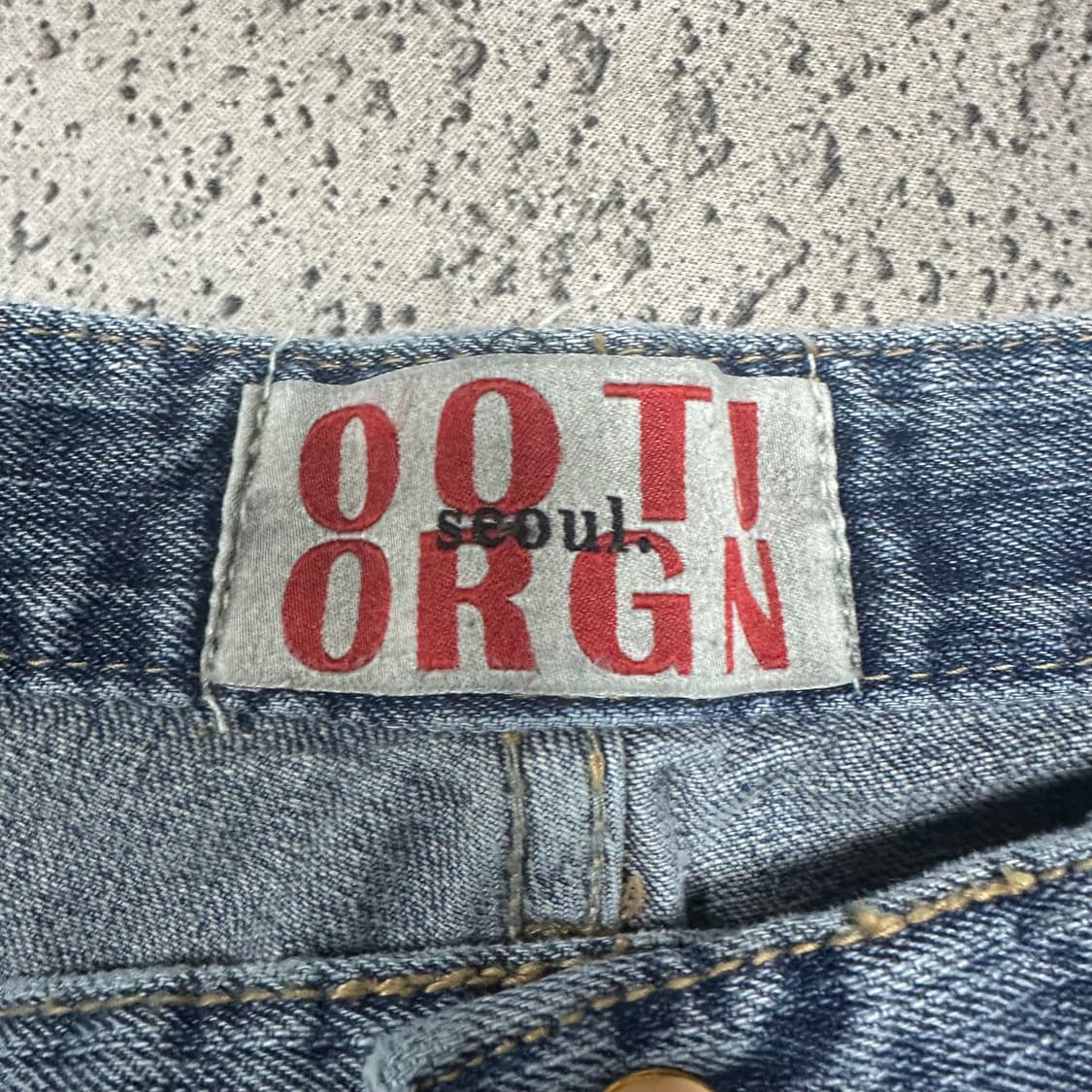 ✨ (바배) ootj 오오티제이 와이드 폴딩 데님 팬츠  상품이미지3