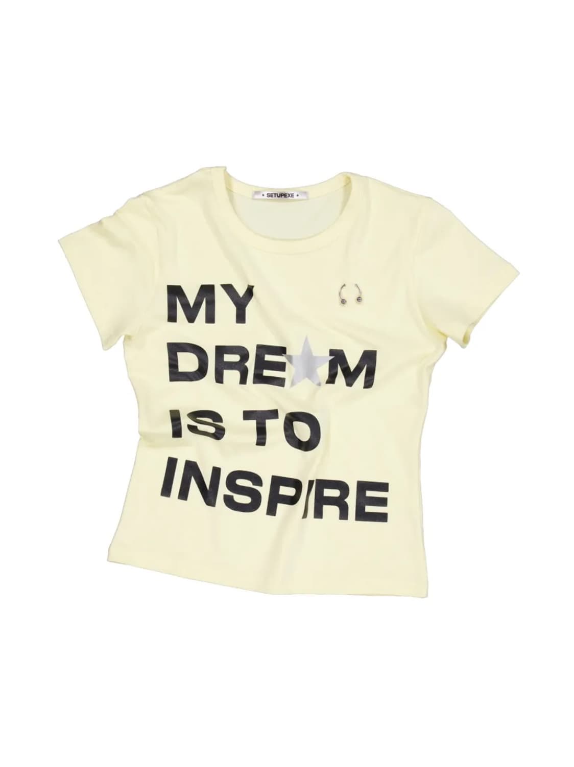 셋업이엑스이 DREAM PIERCING TOP 반팔티셔츠 상품이미지2