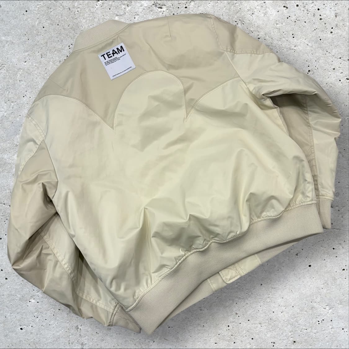 [M] 올리브영 베이지 마원 봄버 자켓 D199 상품이미지2