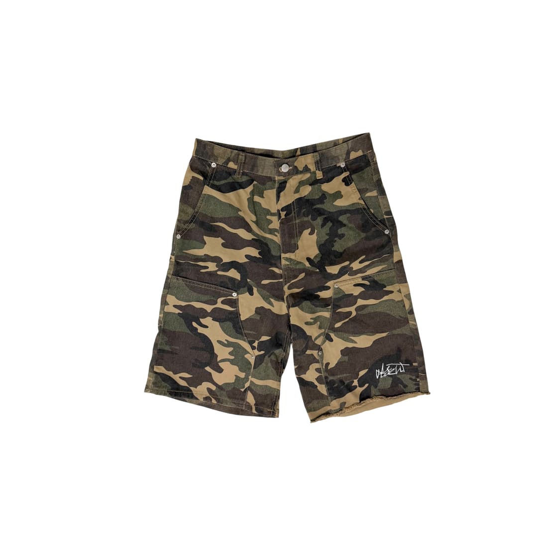 ABSENT 카모 더블니 버뮤다 팬츠 상품이미지1