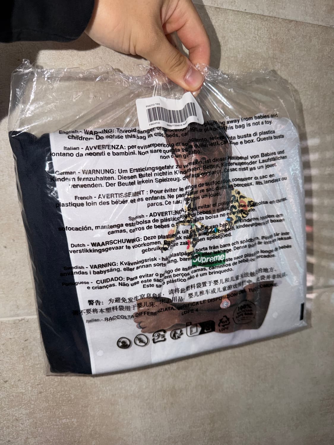 슈프림 타일러 네이비 XL 상품이미지1