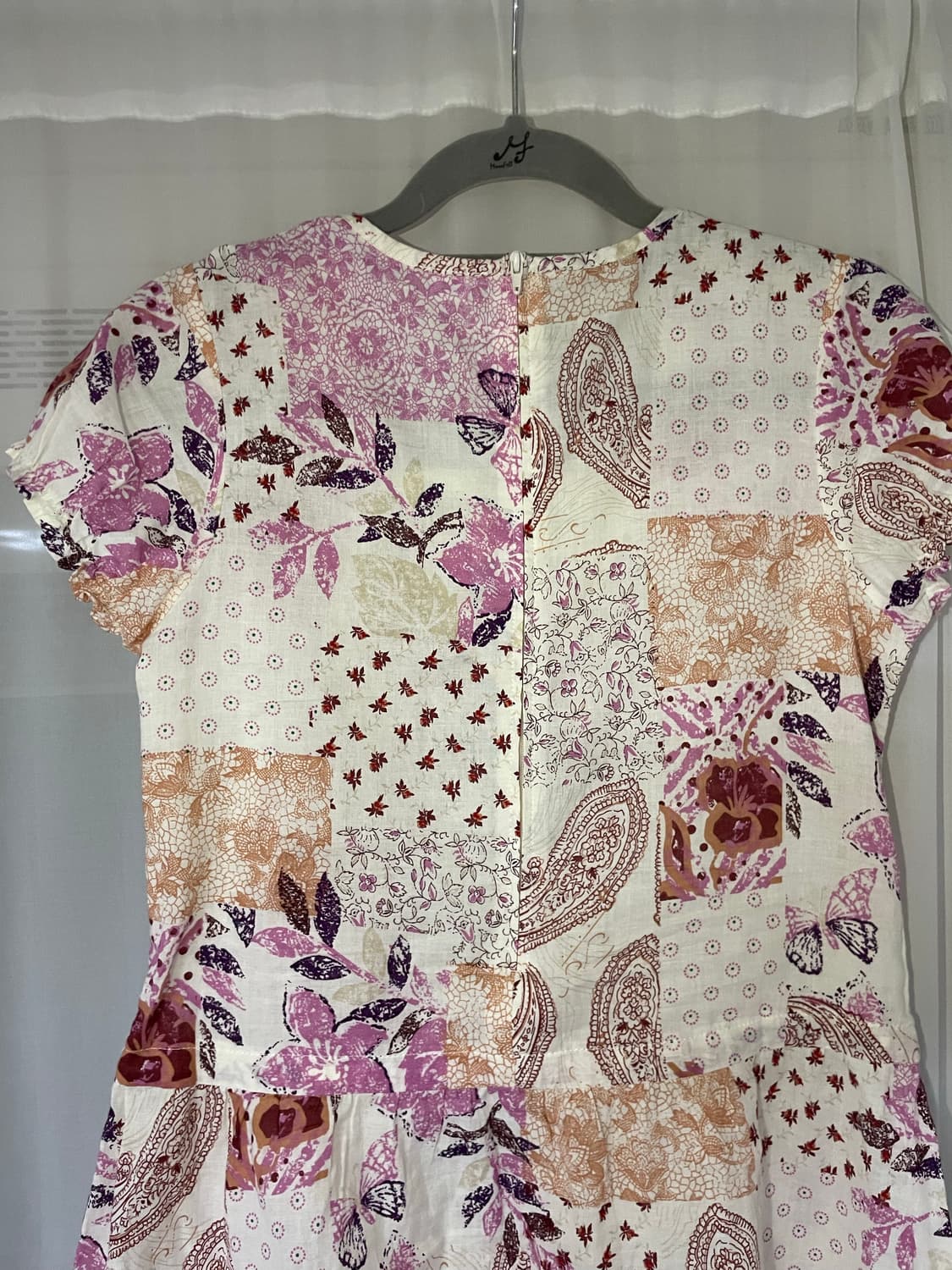 패치워크 원피스 상의 반팔 상품이미지6