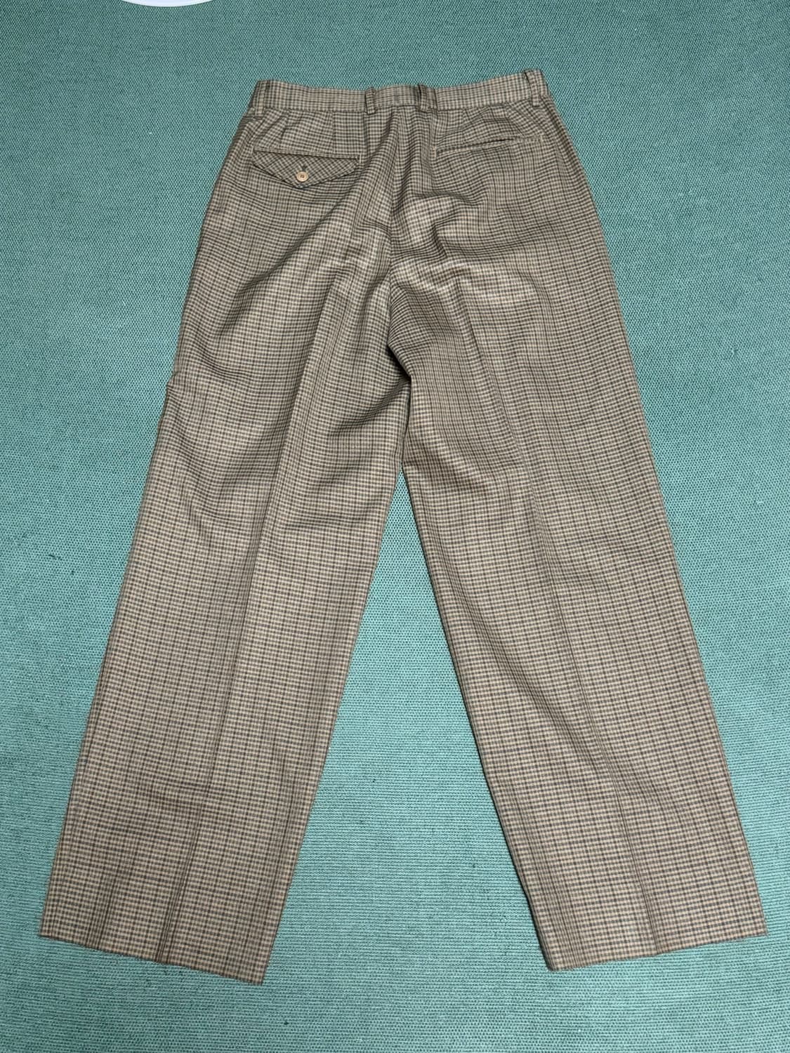 토마스모어 체크 슬렉스 브라운 상품이미지4