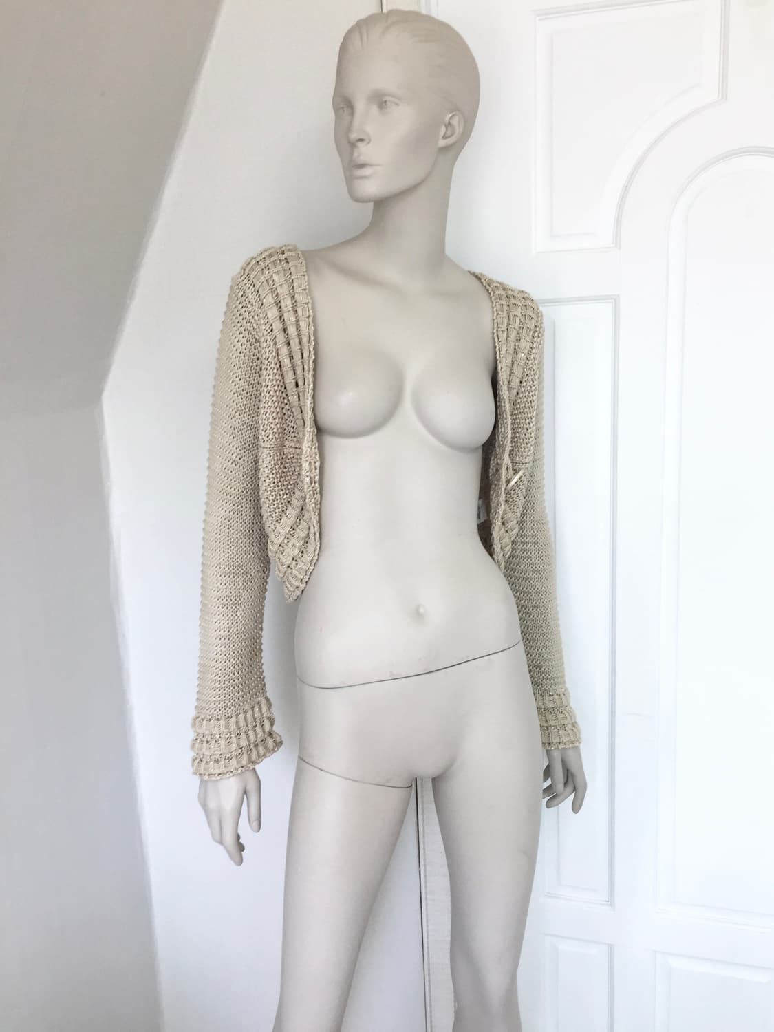 French Brand Button Bolero Cardigan 상품이미지4