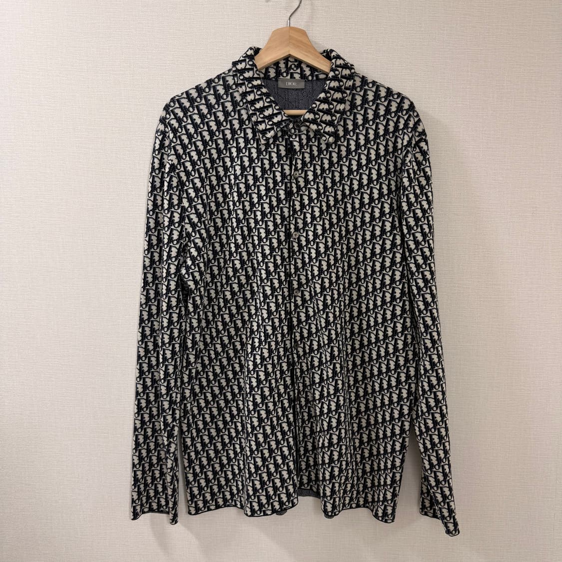 [XL] 디올 오블리크 셔츠 Men's RTW woven 상품이미지1
