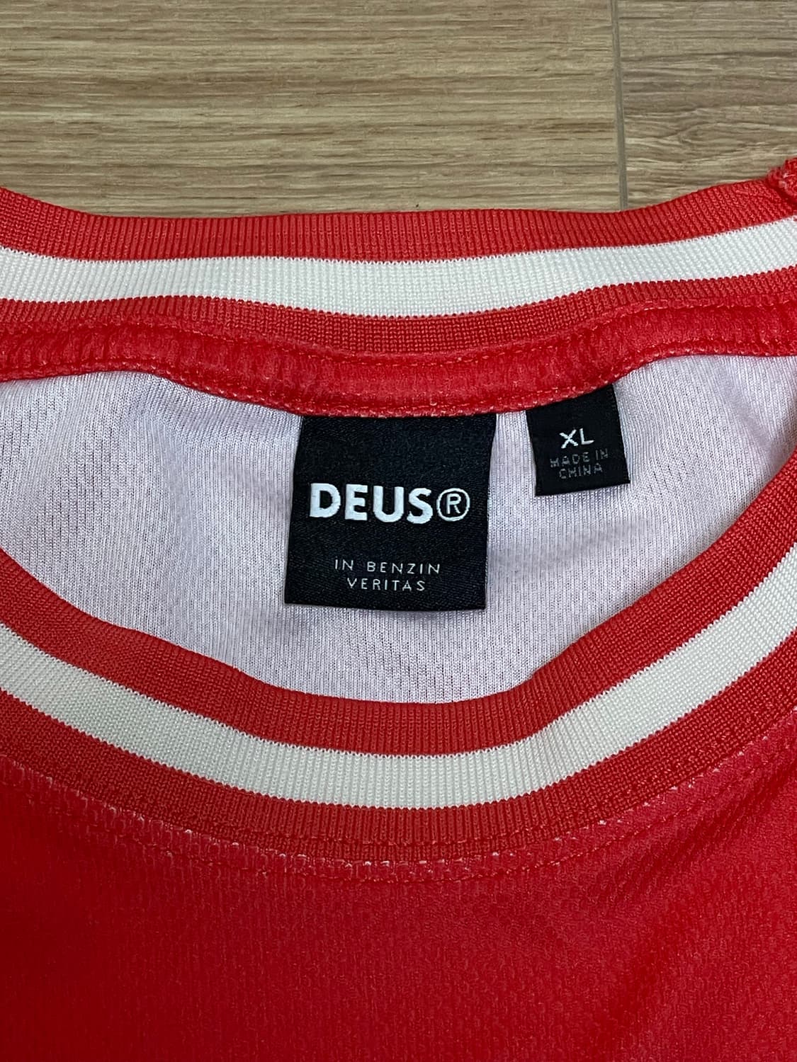 Deus 모터사이클 티셔츠 레드 상품이미지5