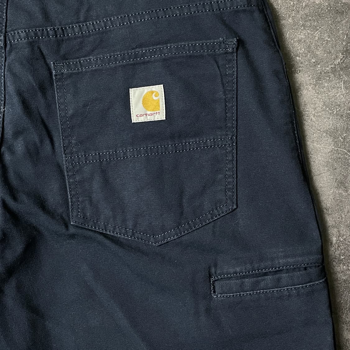CARHARTT 칼하트 네이비 유틸리티 워크 팬츠 A01065 상품이미지8