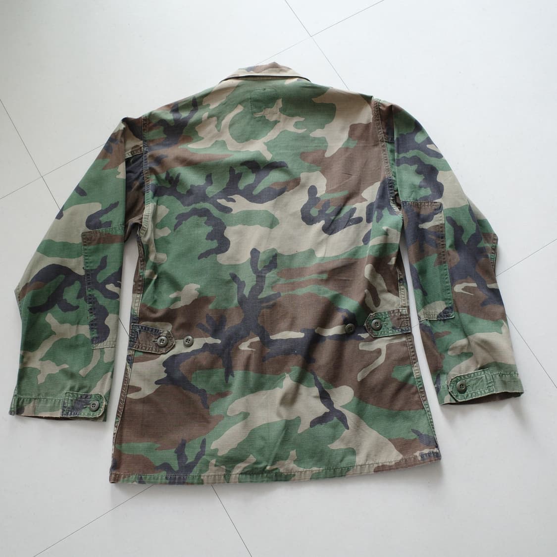 90s 미군 오리지널 우드랜드 립스탑 BDU 자켓 (S-R) 상품이미지7