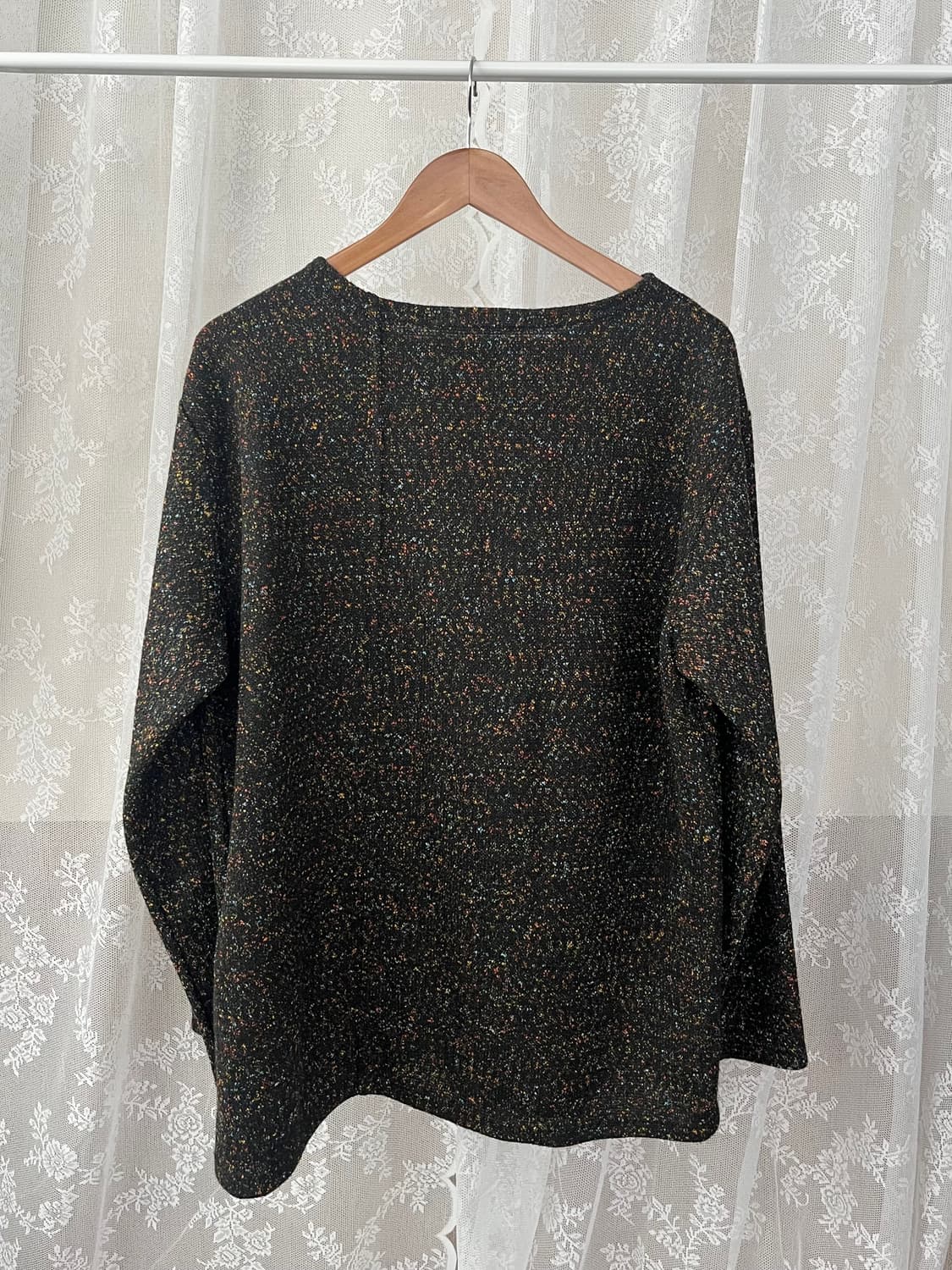 L) 앤더슨벨 런던 보트넥 풀오버 블랙 상품이미지2