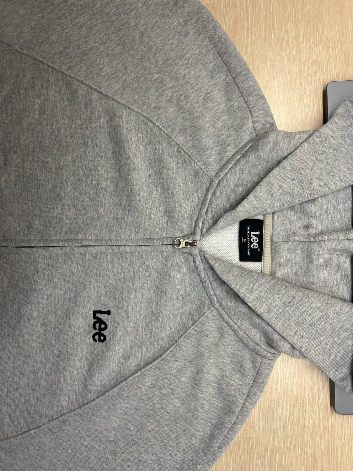 Lee 후드 집업 그레이 상품이미지3