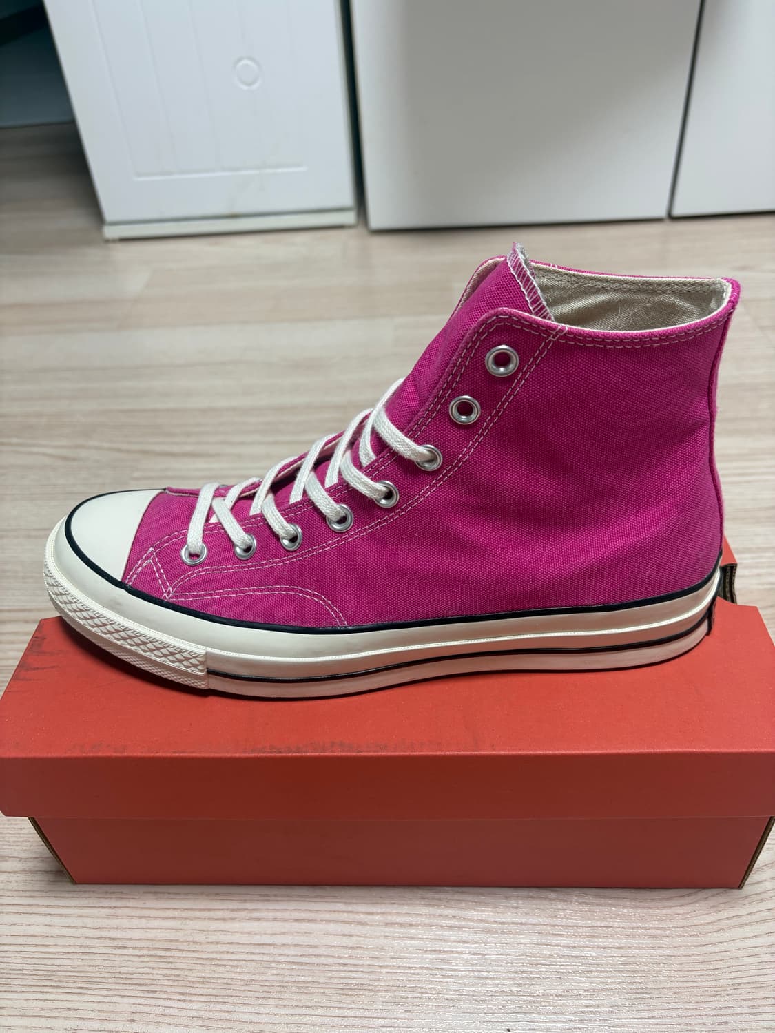 컨버스 척 70 하이시즈널 컬러 럭키 핑크 280 상품이미지5