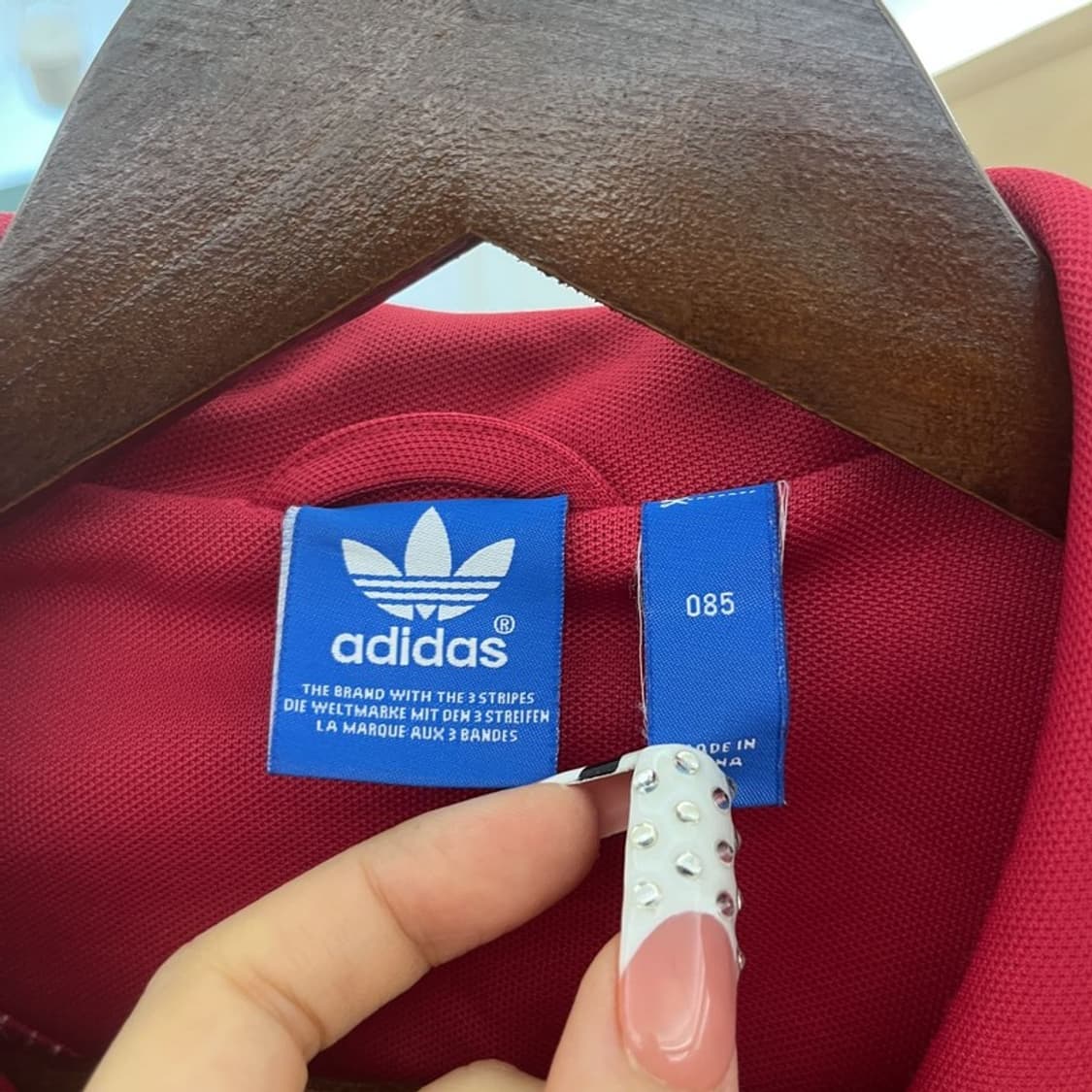 아디다스 Y2K 레트로 00s 유로파 딥핑크 져지 집업 85 C10181 상품이미지5