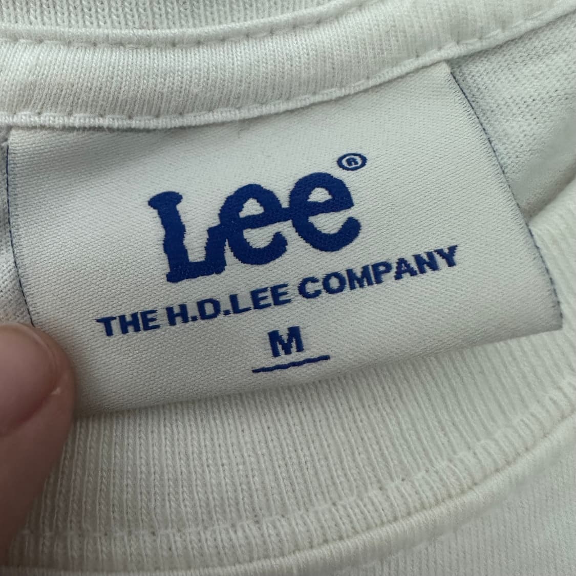 Lee 리 반팔 티셔츠 화이트 M 상품이미지3