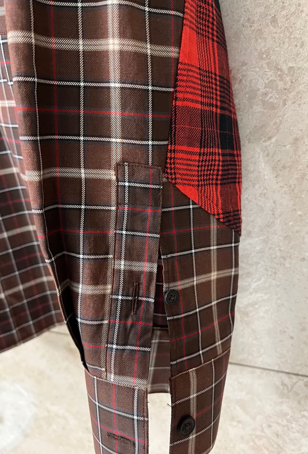 Givenchy 체크 셔츠 40사이즈(L~XL) 정품 상품이미지3