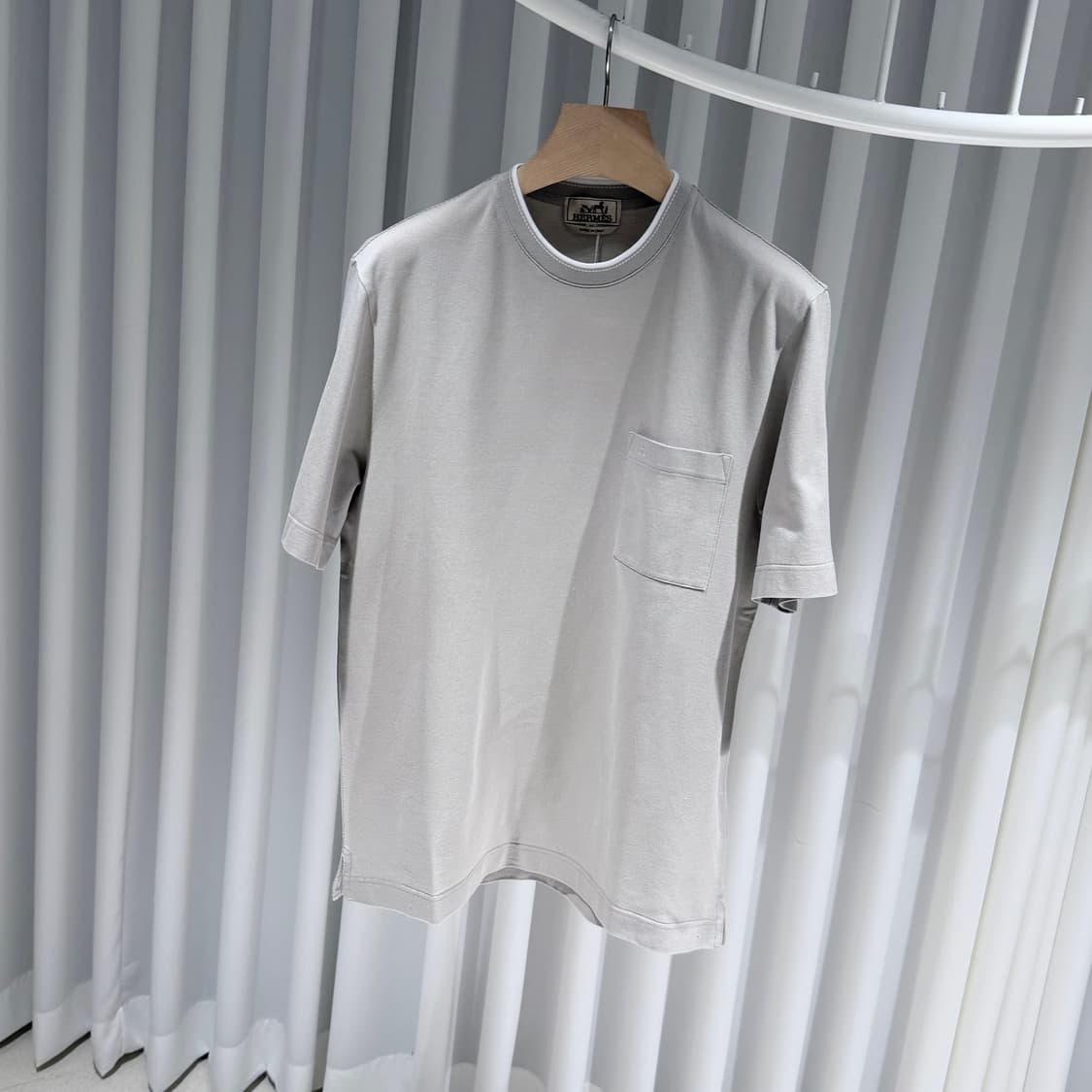 (S+급/M) / 미사용 에르메스 코튼 크루넥 반팔 티셔츠 상품이미지2
