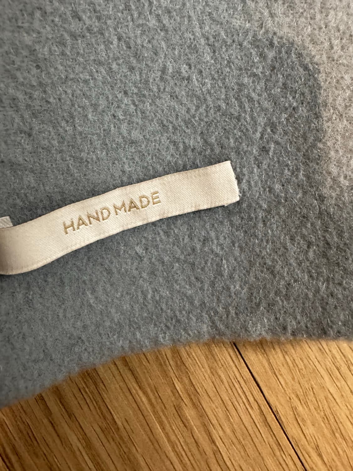 라플리에 블루 핸드메이드 코트 상품이미지6