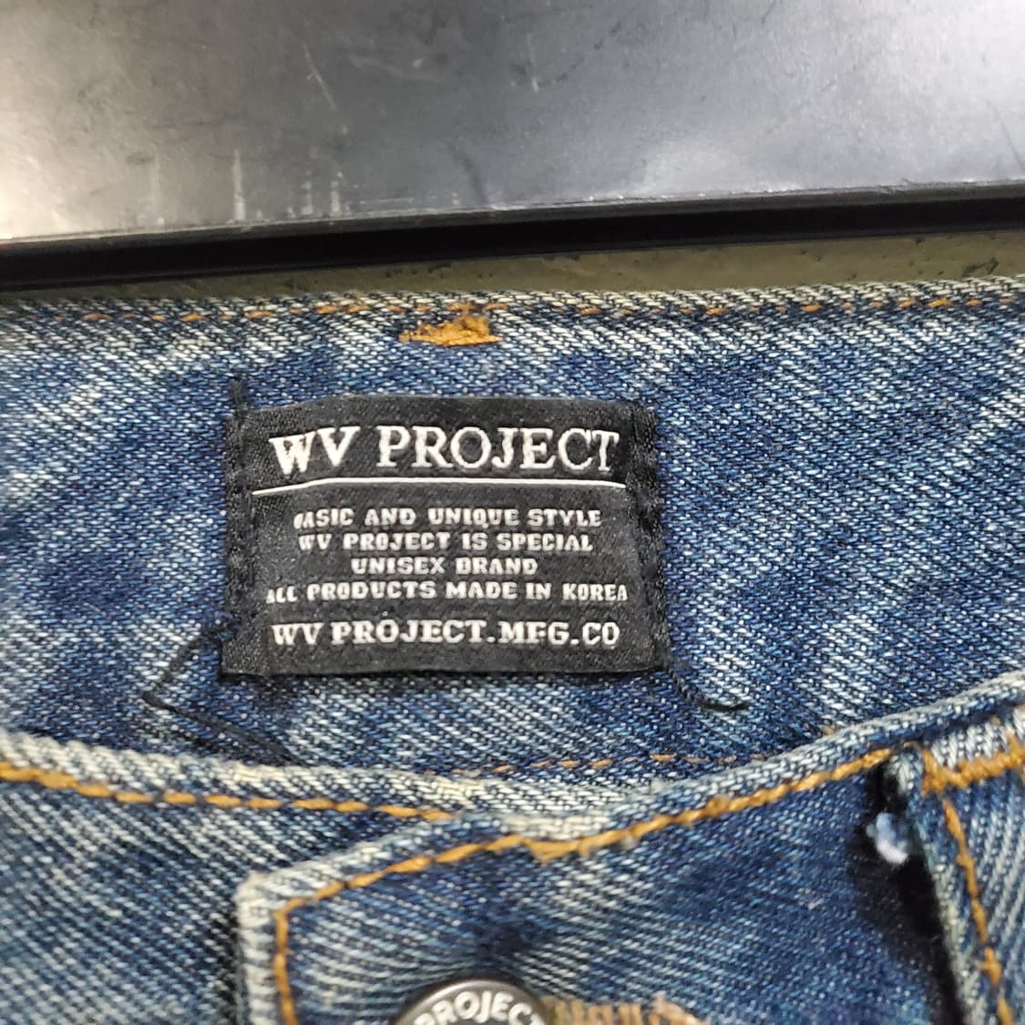 더블유브이프로젝트 남성 데님 청바지  상품이미지3