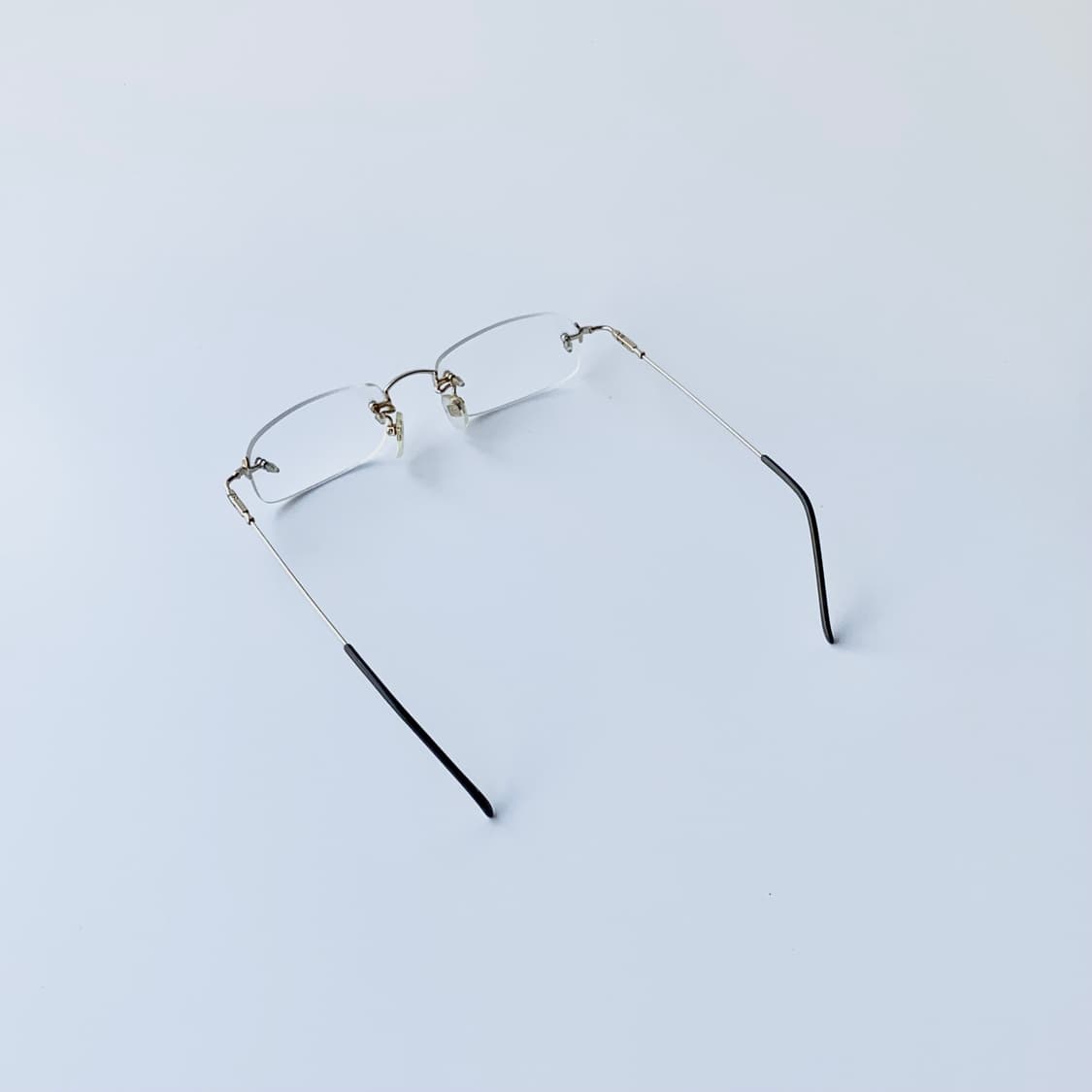 799 데드스탁 픽키 사각 스퀘어 무테 경량 빈티지안경 상품이미지5